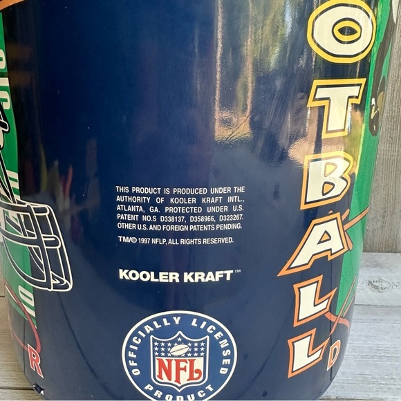 DENVER BRONCOS COOLER VINTAGE 1997 RARE INSULATED LID EXCELLENT CONDITION NFL - Picture 5 of 11